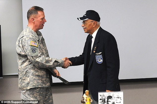 Wilkerson, who died in February at age 96, was a highly decorated Tuskegee aviator and civil rights pioneer who was one of the first black military pilots to fight for the U.S. in the war.