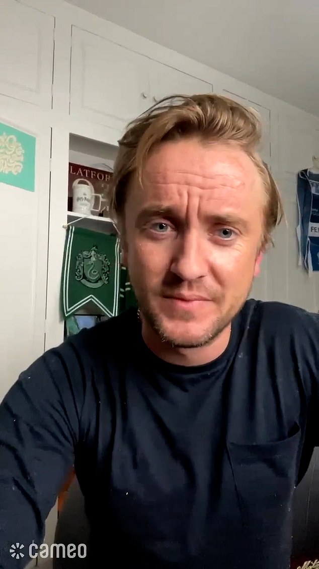 His co-star Tom Felton has also moved to Cameo, but he's charging a whopping £485 per personalized clip