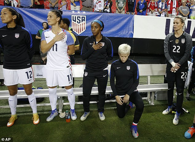 Rapinoe rose to prominence for her LGBT+ activism and solidarity with Colin Kaepernick