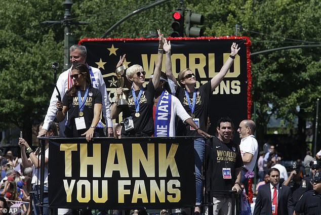 She became a two-time world champion during her time as a star striker for the USWNT