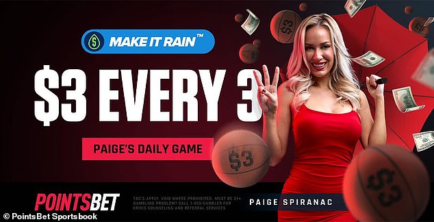 Spiranac has participated in advertisements for PointsBet