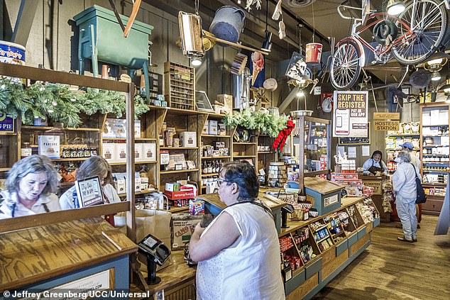 Cracker Barrel is known for the gift shop in each restaurant, packed with tchotchkes and trinkets that tie in with the brand's old-school country store theme