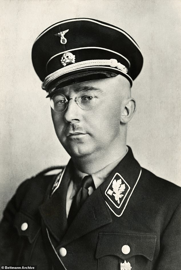 Heinrich Himmler oversaw Nazi Germany's genocide programs and ran extermination camps during World War II