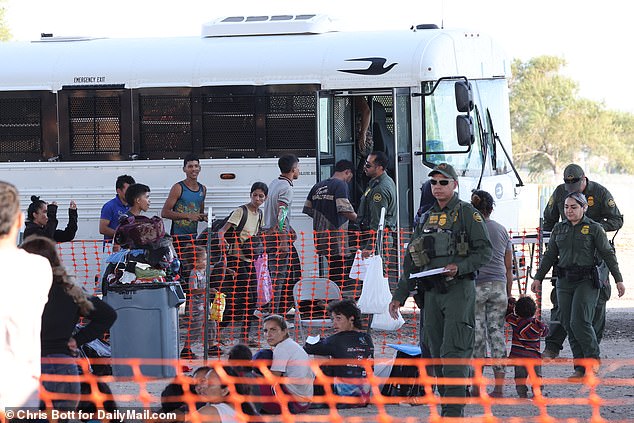 The Texas Division of Emergency Management has chartered a fleet of buses to take groups of migrants to other states