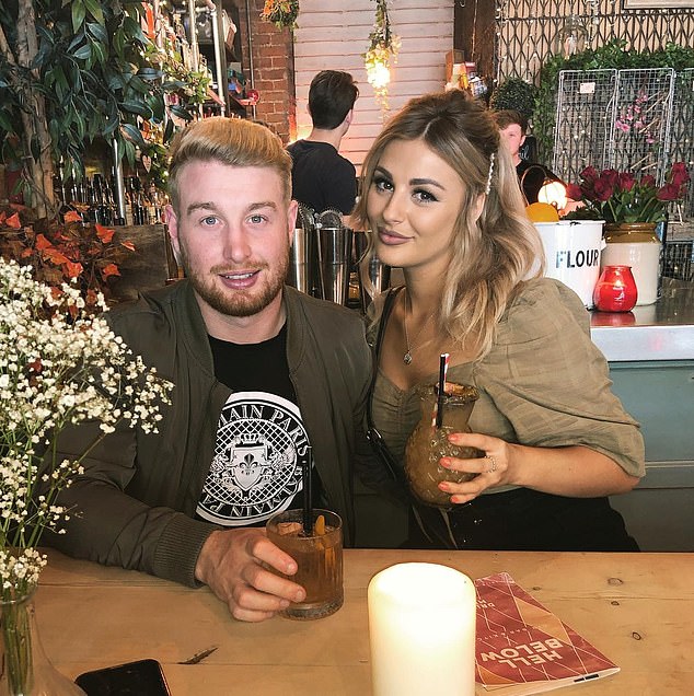 Danny (pictured left with partner Jessica Pollock) suffered a brain haemorrhage and a fractured skull when he was punched by a then 16-year-old boy and hit his head on the concrete at Perth train station in 2021