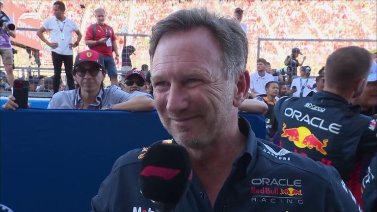 Red Bull team boss Christian Horner looks back on another record day as Max Verstappen wins the Japanese Grand Prix and gives Red Bull the 2023 Constructors' Championship