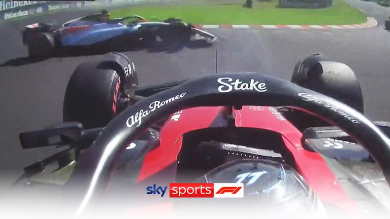 Logan Sargeant sends Valtteri Bottas off the track at Suzuka after getting stuck