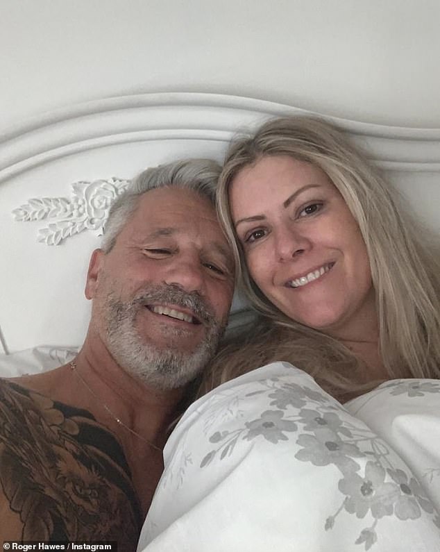 Happy: The new couple won over middle-aged dating show viewers as Roger found happiness again with Janey, with his daughter Jess describing him as a 'different man'