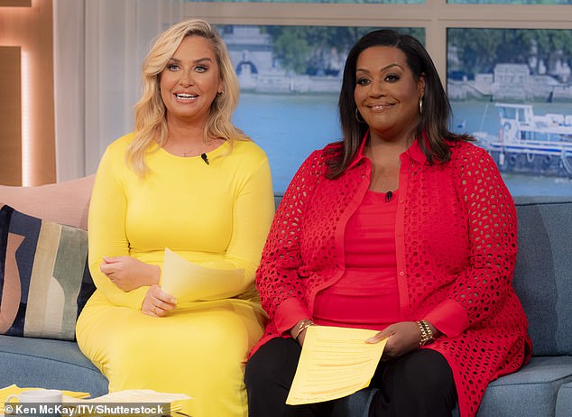 Busy: After a summer of working with several stars including Rochelle Humes, Alison Hammond, Dermot O'Leary and Steve Jones, she has revealed that Alison (pictured) is in fact her favorite