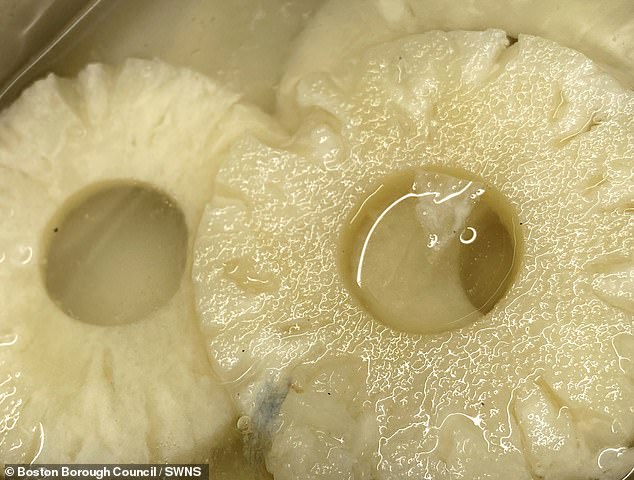 Grime apples!  Mold was found on food at the kebab shop when inspectors visited