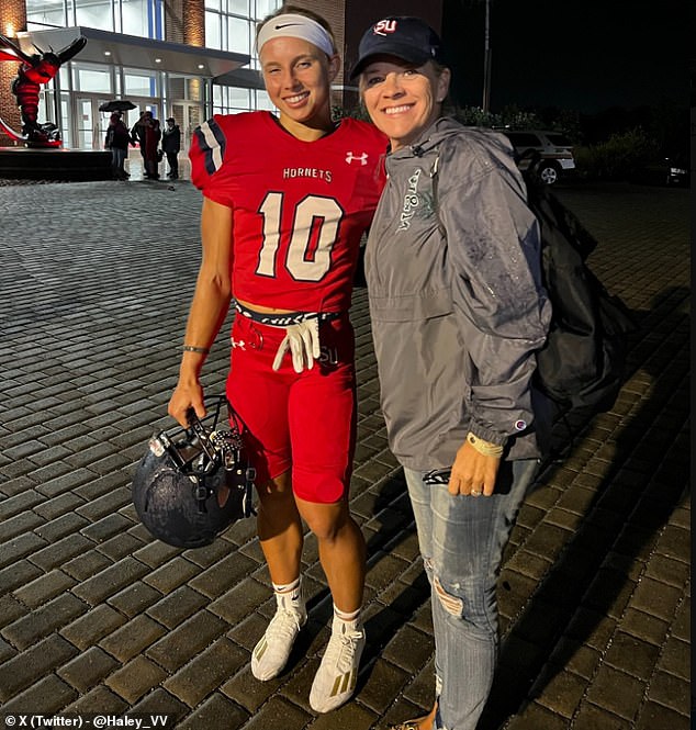 Van Voorhis joined the Shenandoah Hornets football team in 2021 after playing in high school