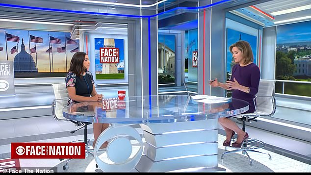 Face the Nation host Margaret Brennan quoted the congresswoman's comments back to her