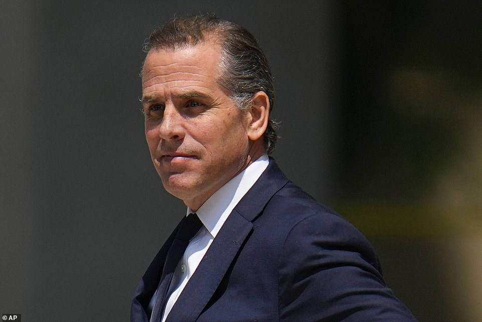 Hunter Biden is facing three federal charges, carrying a prison sentence of up to 25 years, in connection with his purchase of a gun — which was allegedly on the form to purchase the gun while he was addicted to drugs.  As Biden left church services on Saturday, he ignored a reporter who shouted, “Mr.  President, will you pardon your son?”