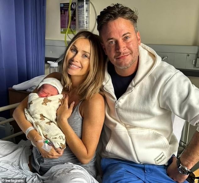 Family: The former Love Island star gave birth to a daughter, Bonnie Rose, earlier this month, who she shares with on/off boyfriend Gary Lucy