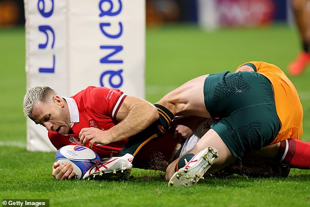 Gareth Davies scored the first try of the match as Wales flew out of the blocks with clear intent