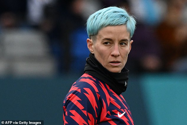 Rapinoe will play her last game for the United States against South Africa on Sunday