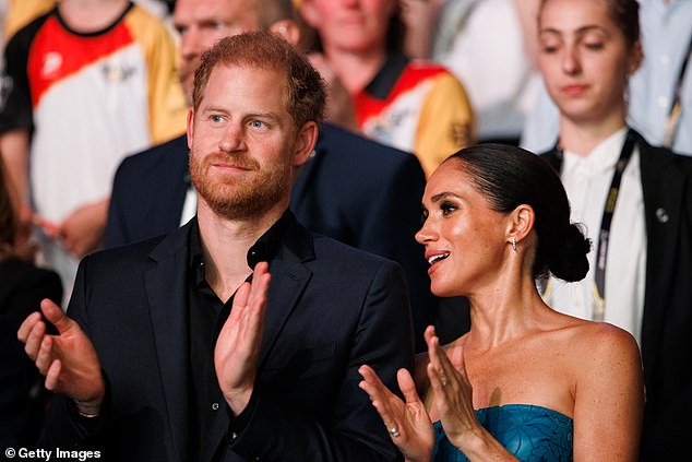 The Duke and Duchess of Sussex did not visit Britain together on their way to the Invictus Games in Germany