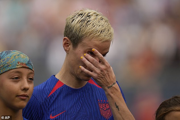 It is Rapinoe's last game for the US - the end of an illustrious and controversial career