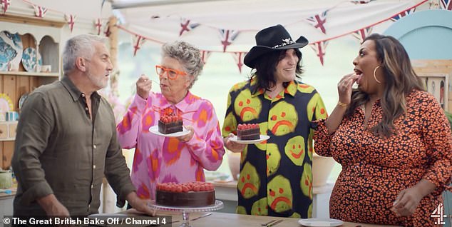 Hilarious: This Morning host laughed at a contestant's choice of cake design in the first episode after Prue Leith's hilarious comment