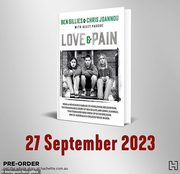 Gillies and Joannou are also on the publicity circuit for their upcoming memoir Love & Pain