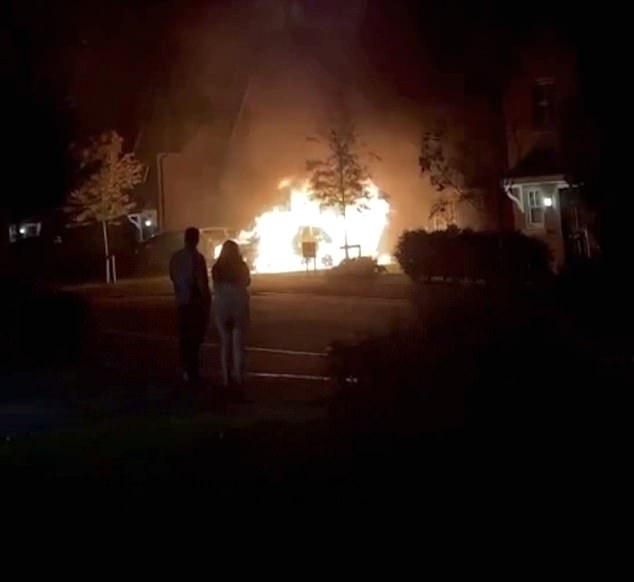 The Liverpool Echo reported that the facade of the two-storey family home was blackened by the fire and that the garage had also previously caught fire