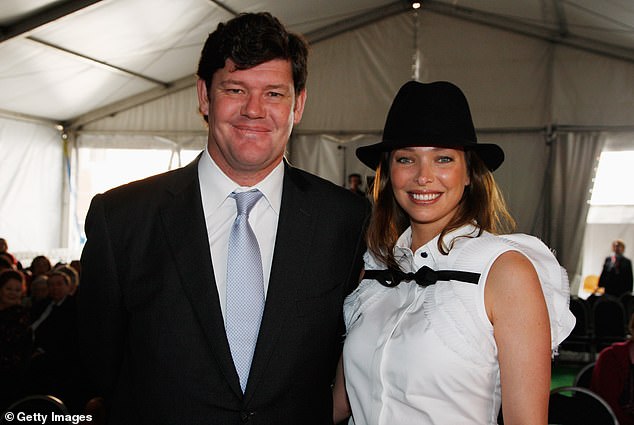 Mr Bouris founded Wizard in 1996 with the help of future media and casino billionaire James Packer (pictured in 2008 with then-wife Erica Baxter) at a time when non-bank lenders were rapidly entering the Australian mortgage market.