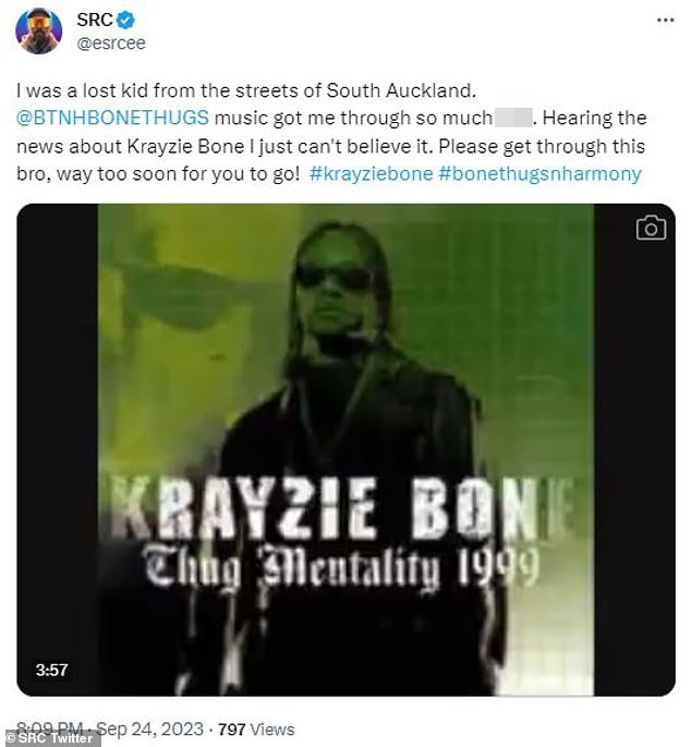 1695627928 722 Krayzie Bone of Bone Thugs n Harmony hospitalized amid health crisis that