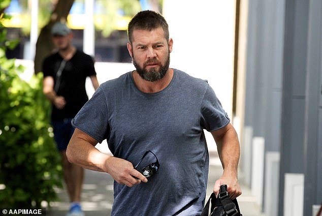 Cousins ​​has been to prison six times in thirteen years.  He is pictured at the Fremantle Magistrates Court