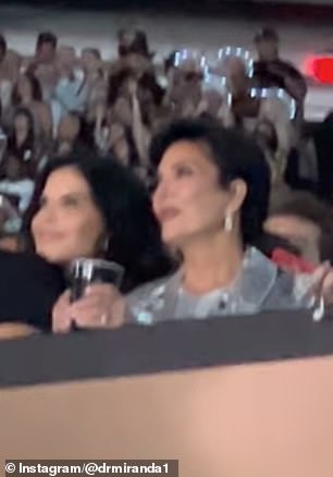 A new clip shows the Duchess beaming as Beyoncé shouted out her former Destiny's Child bandmates, before the camera panned to others sitting with her in the VIP box - including Kris Jenner