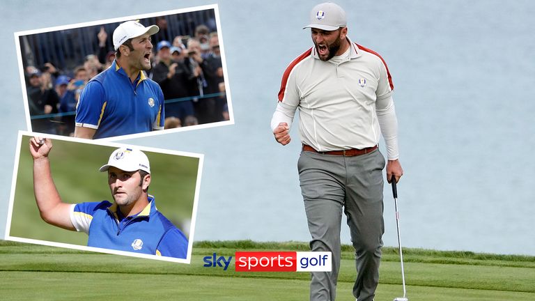 As Team Europe prepares to take on Team USA in the Ryder Cup at Marco Simone Golf & Country Club, check out Jon Rahm's best shots from his two appearances in the tournament.