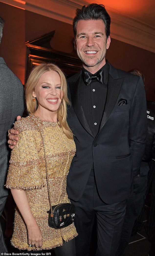 Split: Kylie recently asked for privacy around her love life after splitting from her boyfriend of five years, GQ director Paul Solomons (pictured together in 2020)