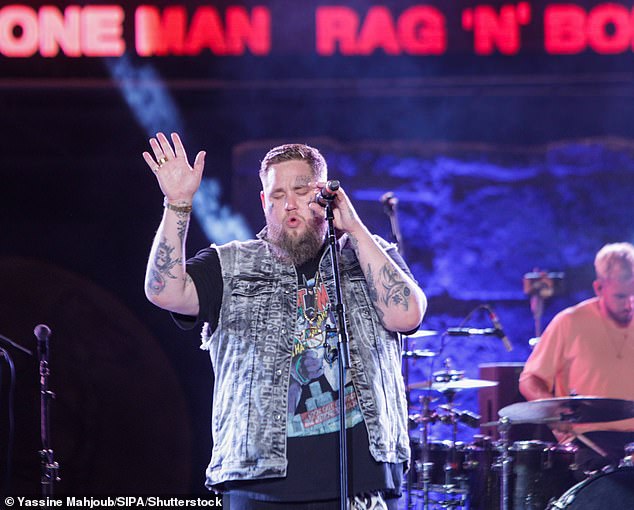 Rag'n'Bone Man's debut single Human reached number 1 in over 15 countries (pictured in August)