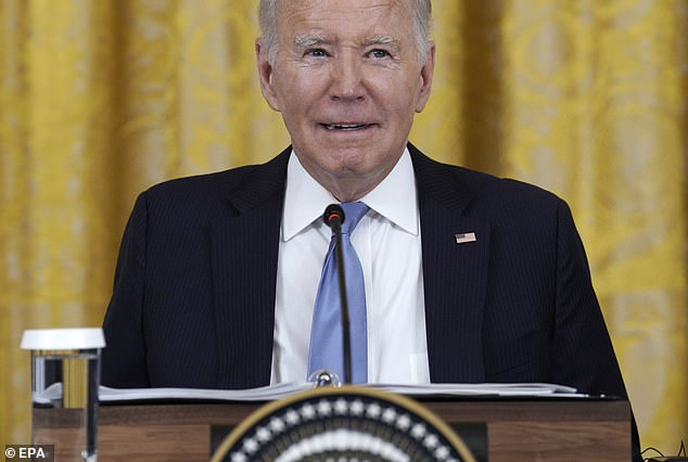 “It doesn't matter what we call it, but that's what it is,” Biden said