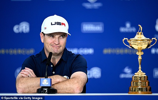 Zach Johnson's team wants to become the first American to win in Europe since 1993