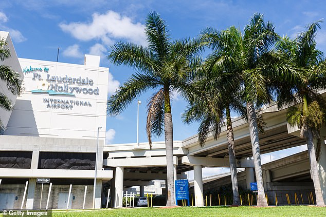 The JetBlue flight flew from Ecuador to Fort Lauderdale, Florida