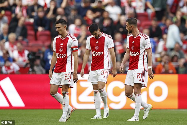 The team is 14th in the Eredivisie rankings after just one win from its first five games