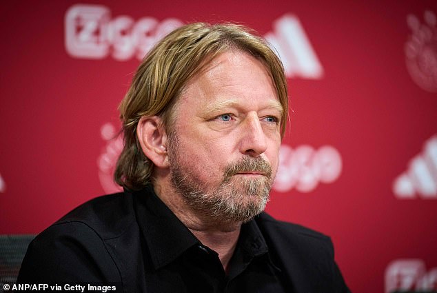 Sven Mislintat, director of football affairs at Ajax, was shown the door on Sunday evening