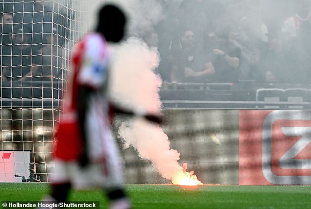 The stoppage may have been a small mercy for Ajax, which was on course to go into hiding