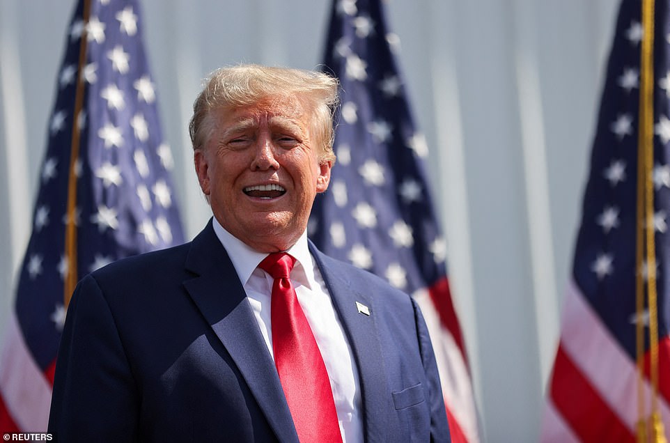 That event pits Trump against the Republican presidential debate taking place in Los Angeles.  Trump will deliver a prime time speech from Michigan that will compete with the debate.  Biden's own visit comes ahead of a trip to San Francisco.  