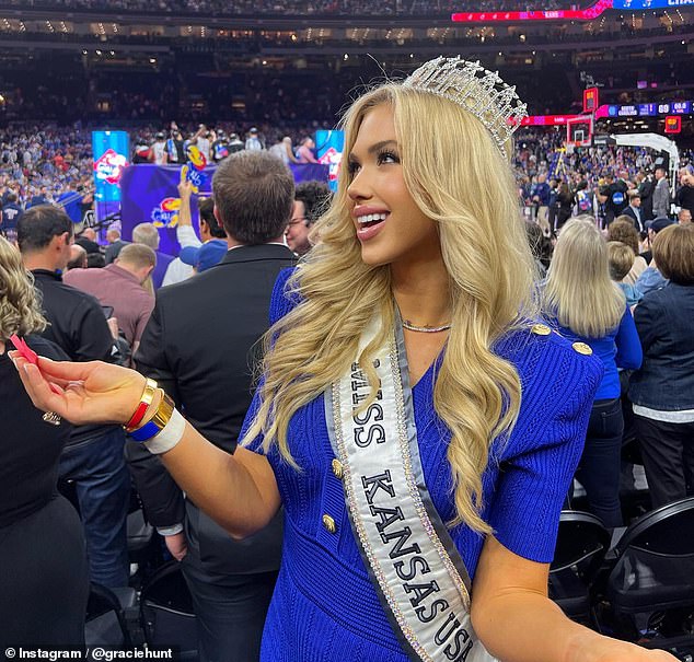 In addition to being a popular Instagram sensation and football enthusiast, Gracie has also launched a major career as a pageant queen and was crowned Miss Kansas USA in 2021.