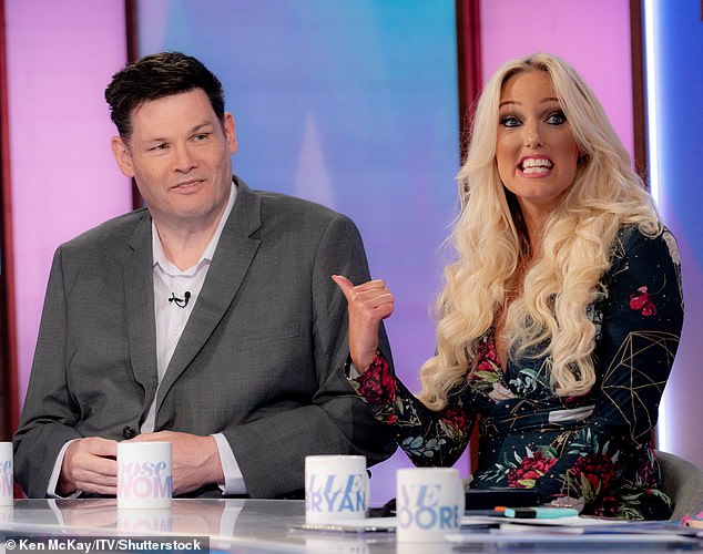 Journey: The pair appeared on Loose Women last month, where Mark revealed the real way he managed to lose weight and once again denied having a gastric band fitted