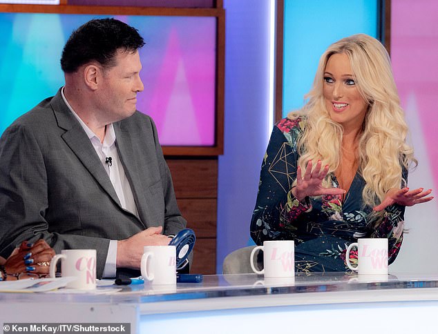 Happy couple: The couple also opened up about their relationship, with Hayley admitting: 'I don't watch The Chase, no offense but I'm never there at 5pm'