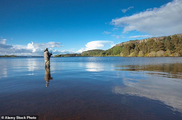 British psychologists reported that fishermen are happier than the rest of the population and less likely to suffer from depression or anxiety (Stock Image)