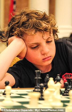 Hans Niemann is pictured competing in the 2013 U.S. Chess Federation Super Nationals held at Gaylord Opryland in Nashville