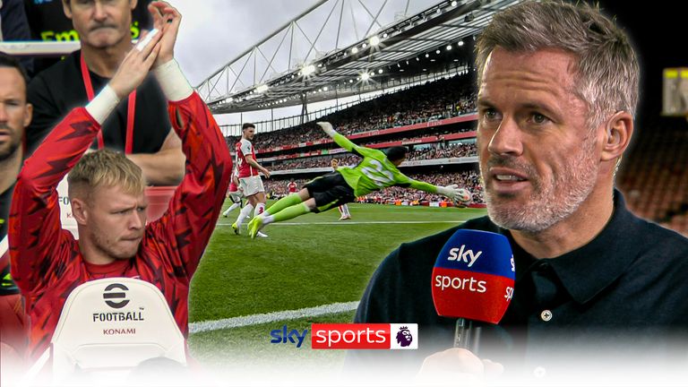 Jamie Carragher discusses the Arsenal goalkeeper situation