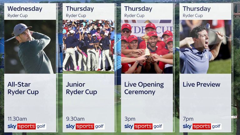 Enjoy a party full of entertainment before the 2023 Ryder Cup even starts!