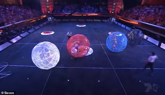 Some of the challenges in the reboot included Atlasphere, Duel, Gauntlet, Hang Tough and the Hit and Run appeared on the Seven show