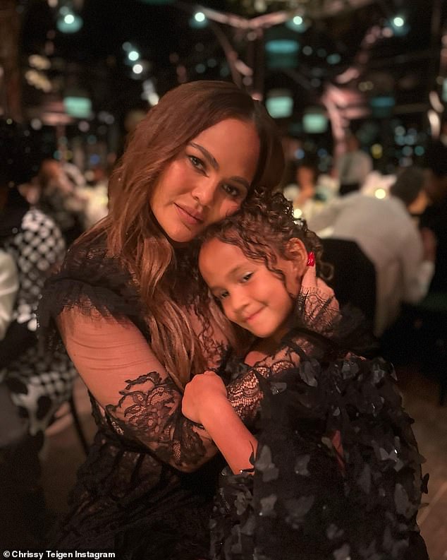 Precious: Teigen recently shared several clips from the vow renewal extravaganza on social media