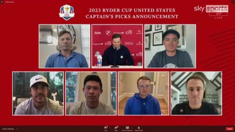 American Ryder Cup captain Zach Johnson has announced his six wildcards for this year's competition