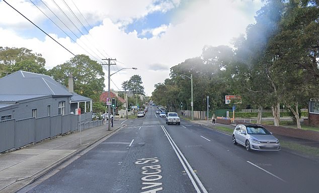 Part of the school, opposite Avoca Street (pictured) in Randwick, is a busy area, prompting the woman to hit back at online comments and say she doesn't want her son crossing another part of the busy road , because he has a disability